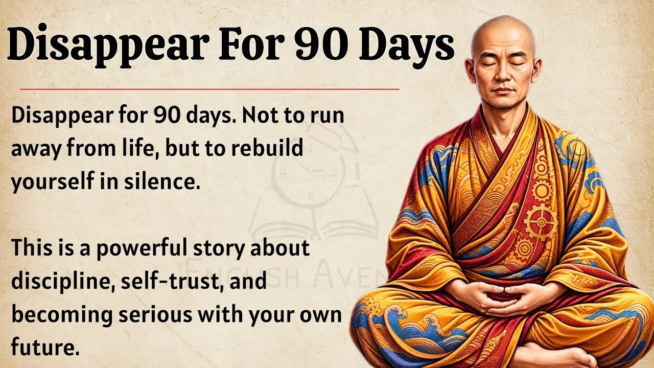 Video cover for Disappear For 90 Days | Learn English Through Story | Speak English Fluently | Learn English Podcast