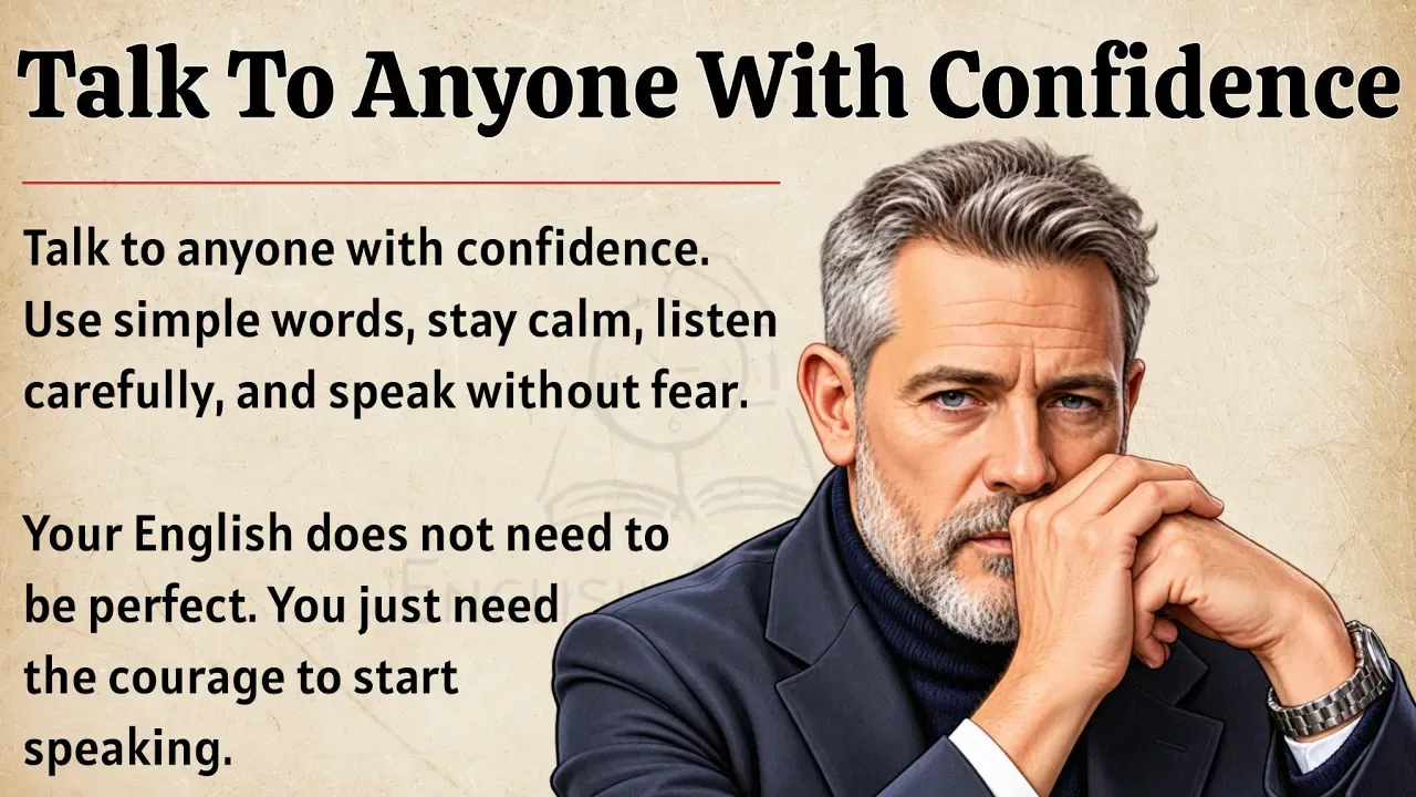 Video cover for Talk To Anyone With Confidence | Speak Clearly Without Fear | Speak English Fluently ✅